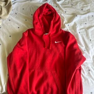 Red Nike sweatshirt